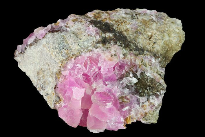 Cobaltoan Calcite Crystal Cluster - Bou Azzer, Morocco #161167